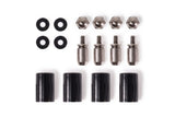 Alphacool Core Push Mounting 17mm M3/M4/Unc 6-32 Set 4x, Montaje/Montaje Negro/Plata, 17 Mm 15724
