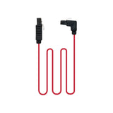 Nanocable Cable Datos Sata Acodado Con Anclajes 0.50m - Rojo