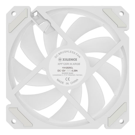 EAN 4044953504167 - Xilence XF066 Carcasa del ordenador Refrigerador de aire 12 cm Blanco 1 pieza(s) imagen 8