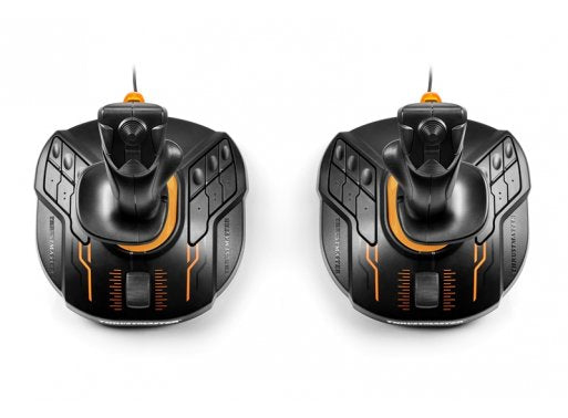 Thrustmaster T.16000m Fcs Space Sim Duo Palanca De Mando Pc Negro, Naranja