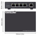 EAN 0766623561617 - Intellinet 561617 ampliador de red Transmisor de red Negro 10, 100, 1000 Mbit/s imagen 5