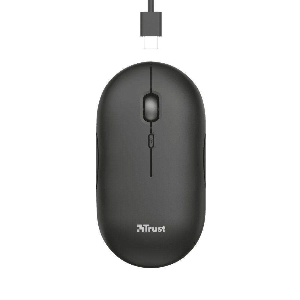 EAN 8713439240597 - Trust Puck ratón Oficina Ambidextro RF Wireless + Bluetooth Óptico 1600 DPI imagen 2
