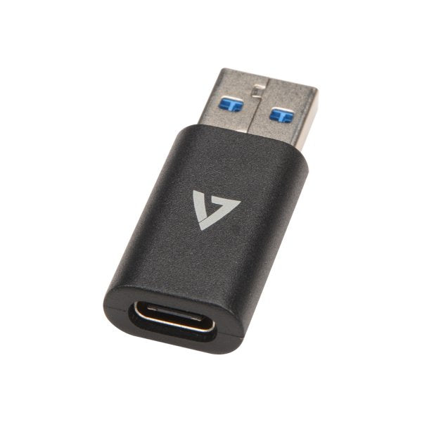 EAN 0662919111675 - V7 V7USB3AC cambiador de género para cable USB A USB C Negro imagen 1