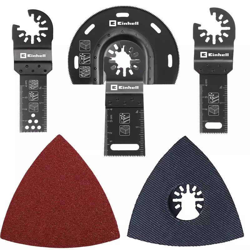 Juego De Herramientas Múltiples Einhell Para Madera, Metal, Plástico, 17 Piezas, Muela Abrasiva49708950