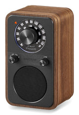 Sangean Wr-9 Nogal Vintage Radio Analógica De Madera Con Am Fm Bluetooth