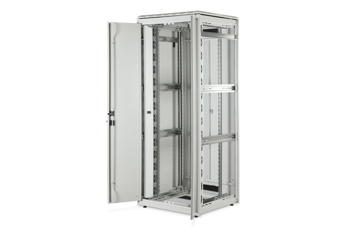 Armario De Red De 42ua Unique, 2053x800x800 Mm Puerta Frontal De Acero De Dos Hojas, Gris