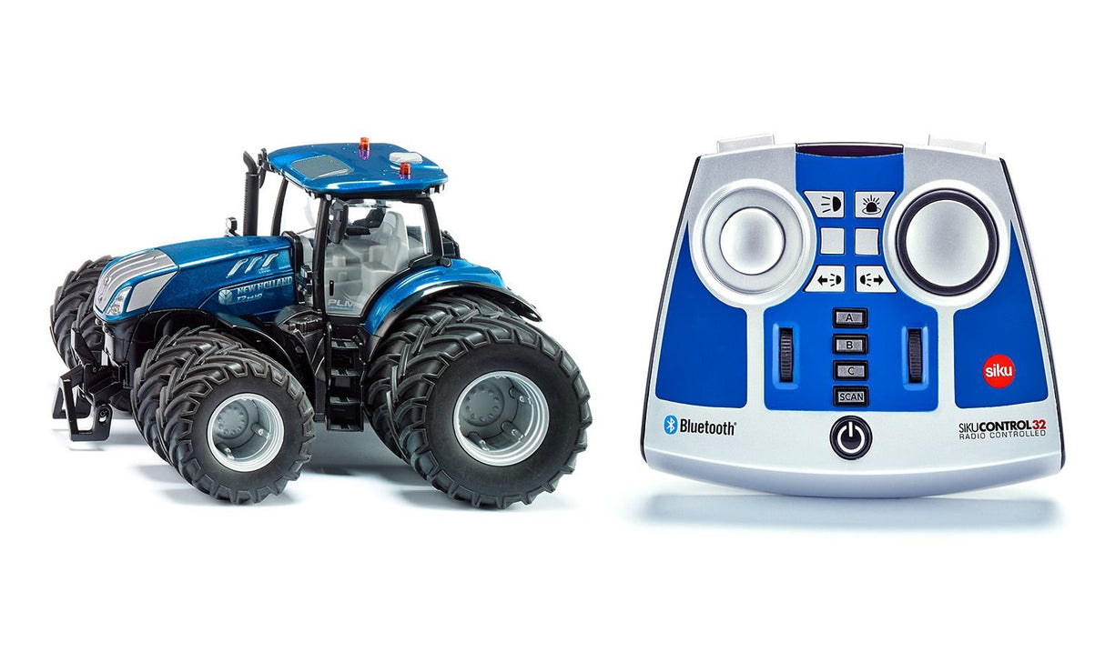 Tractor Siku Control New Holland T7.315 Con Neumáticos Dobles, Rc (Incluye Control Remoto) 10673900000