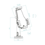 EAN 8433281016354 - TooQ TQTDS0812 soporte Soporte para tableta Tablet/UMPC Negro imagen 8