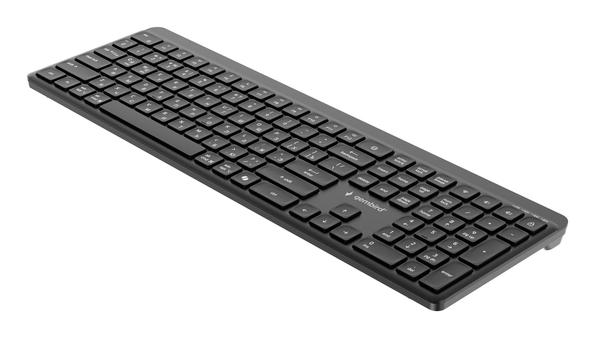 Keyboard Wrl Slim Bt Cyrillic/Kb-Wps-03-Cyrl Gembird