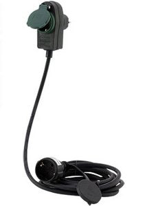EAN 4006341708021 - REV 0017251514 base múltiple 25 m 2 salidas AC Exterior Negro, Verde imagen 1