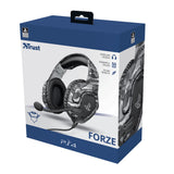 Auriculares  Trust Gxt 488 Forze Ps4  Alámbrico Diadema Juego Negro, Gris