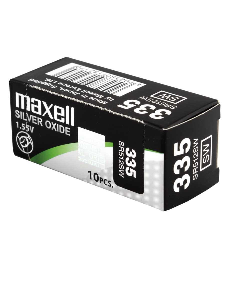 Maxell Pila Oxido Plata (335) Sr512sw Blister*1 Eu 0% Mercurio