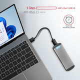 Axagon Eem2-Sa Caja Para Disco Duro Externo Caja Externa Para Unidad De Estado Sólido (Ssd) Gris M.2