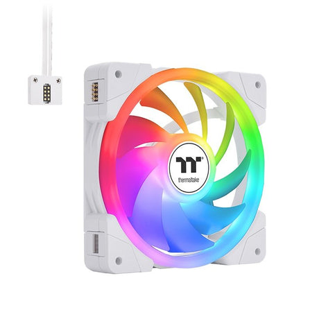 EAN 4713227539371 - Thermaltake SWAFAN EX12 ARGB Carcasa del ordenador Refrigerador de aire 12 cm Blanco 3 pieza(s) imagen 1