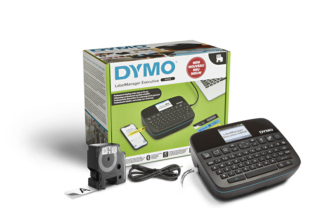 Dymo Rotuladora Electronica Labelmanager Executive 640 Cb. Teclado Qwerty (Sustituye A La Lm500ts)