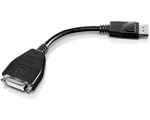 EAN 0884343053974 - Lenovo 45J7915 adaptador de cable de vídeo 0,2 m DVI-D DisplayPort Negro imagen 1