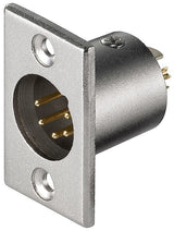 Conector Incorporado Para Micrófono Goobay, 5 Pines, Conexión Incorporada Negro, 1 Pieza 11966