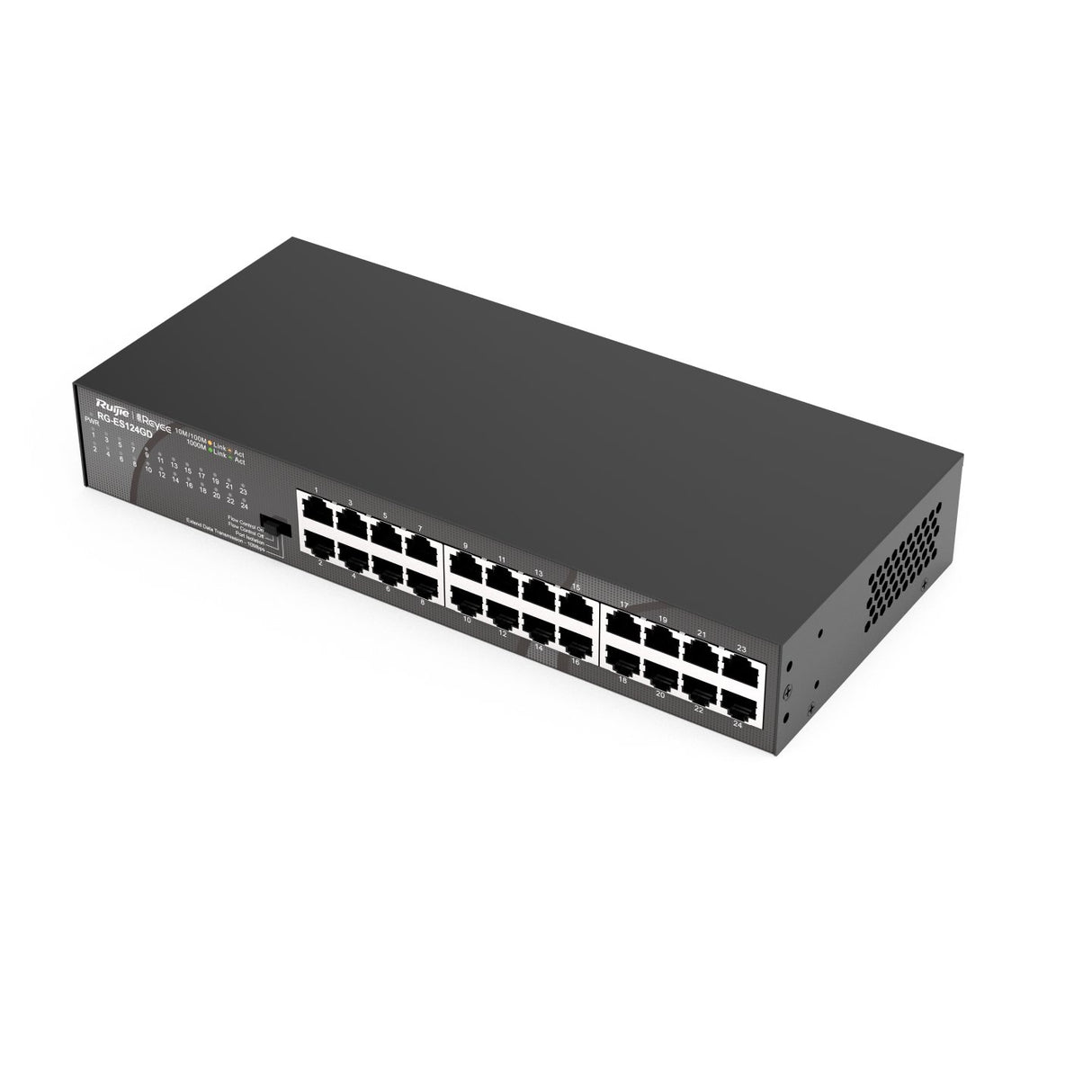 EAN 6971693271531 - Ruijie Networks RG-ES124GD switch No administrado Gigabit Ethernet (10/100/1000) Negro imagen 4
