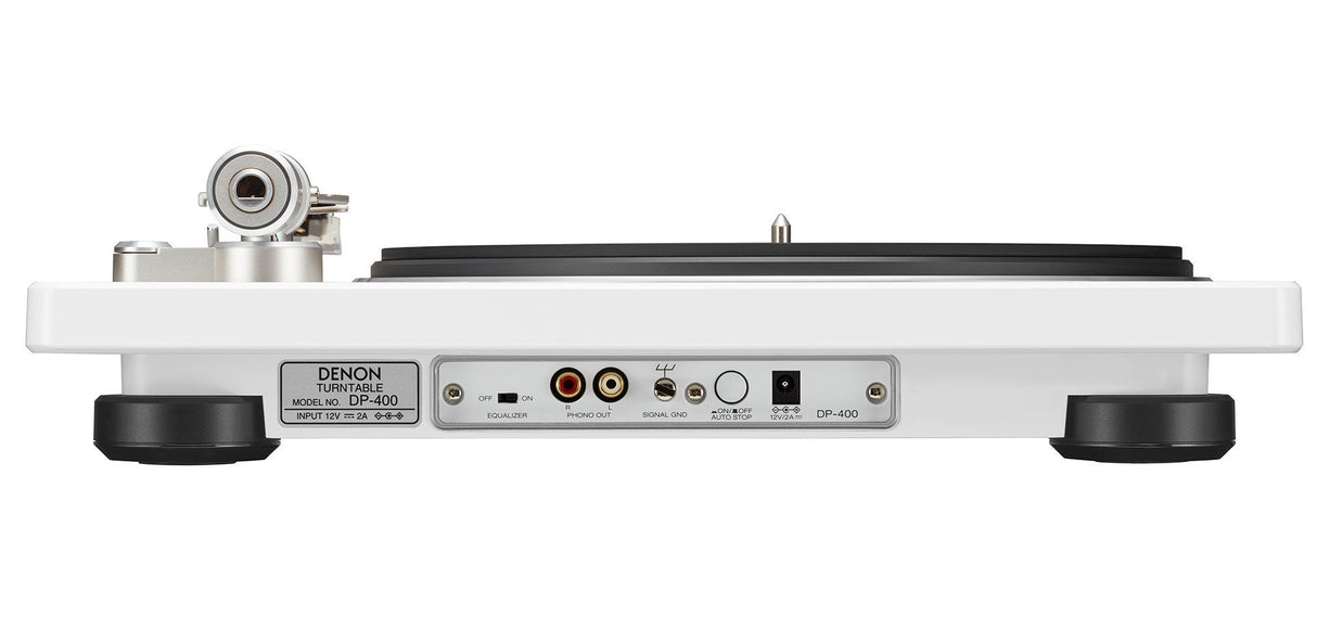 Denon Dp-400 White Tocadiscos De Alta Fidelidad