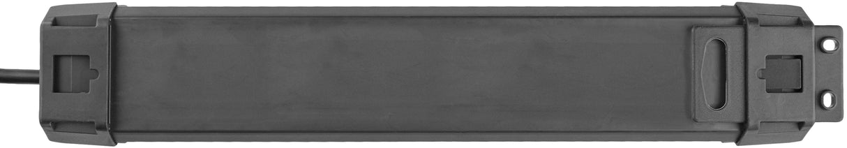 Brennenstuhl Premium-Line 6 Vías Con Interruptor, Negro / Gris Claro, 5 M