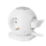 Entac Meckdosenball 3fach Con Usb 1,5m Schalter Blanco