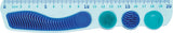Maped Kidy Lern Concentration Pack Con Regla 20cm + Sacapuntas + Goma De Borrar + Lapiz - Diseñados Para Ayudar A La