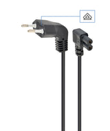 Cable Power Eu 1m/Angled Pc-184l Gembird