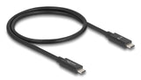 Delock 81210 Cable Usb 80 Gbps Usb Type-C Macho A Macho 16k 60 Hz Pd 3.1 240 W E-Marker Coaxial 0,5 M Negro