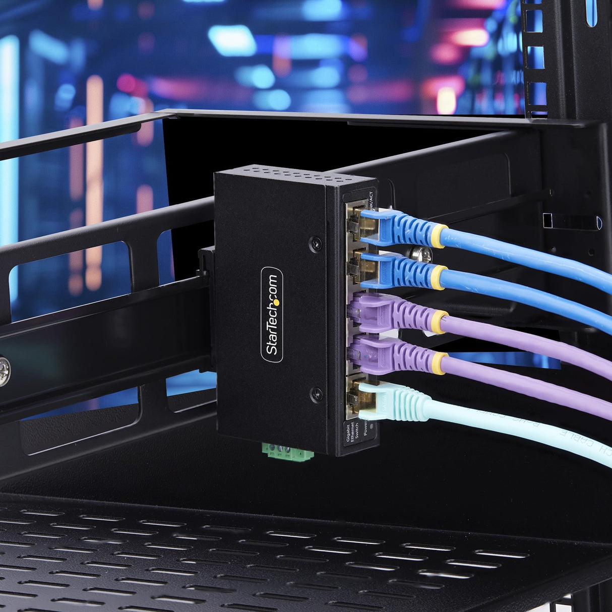 EAN 0065030909648 - StarTech.com I51G-ETHERNET- switch No administrado Gigabit Ethernet (10/100/1000) Negro imagen 9