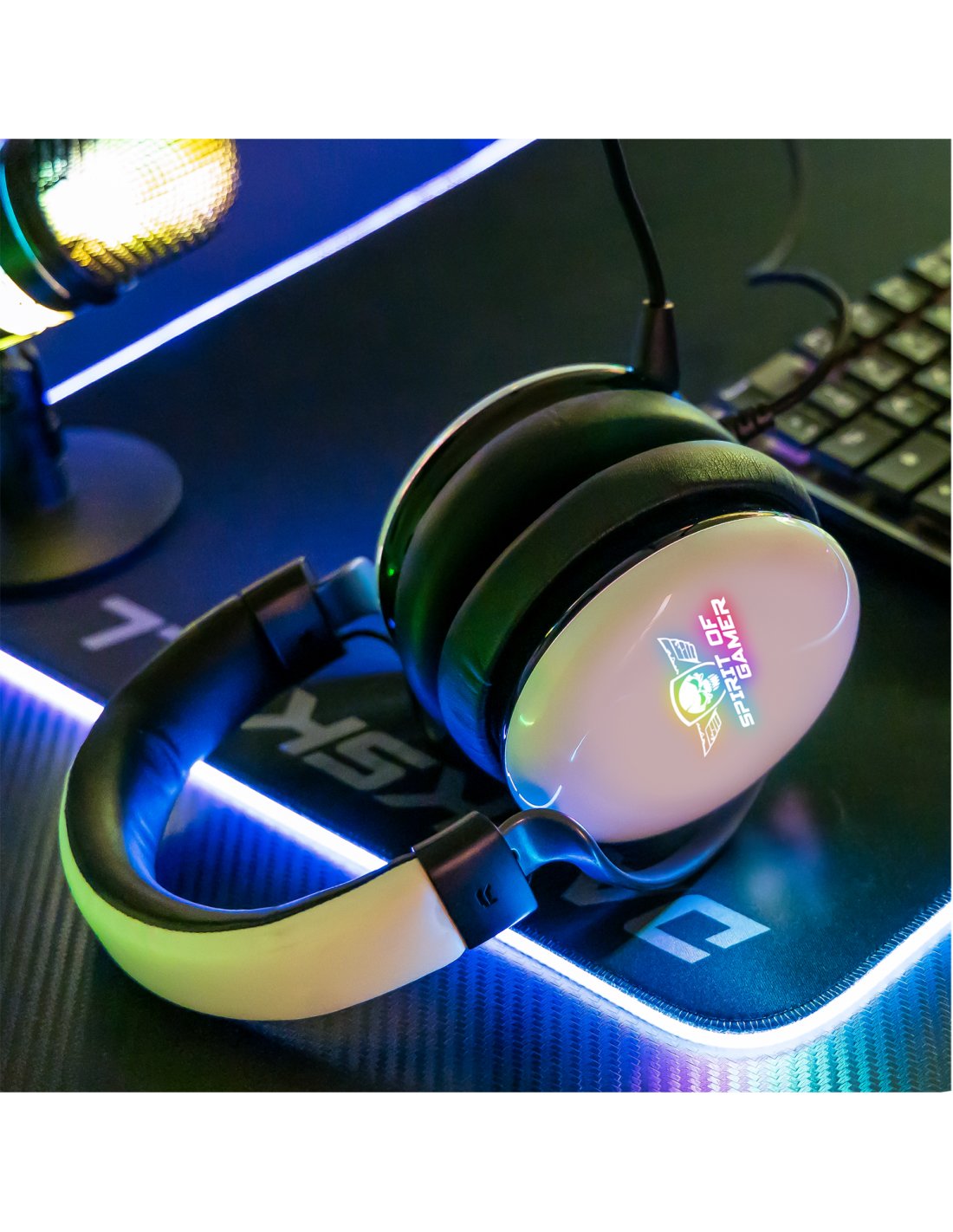 Auricular Con Microfono Gaming Spirit Of Gamer Xpert H700 Blanco
