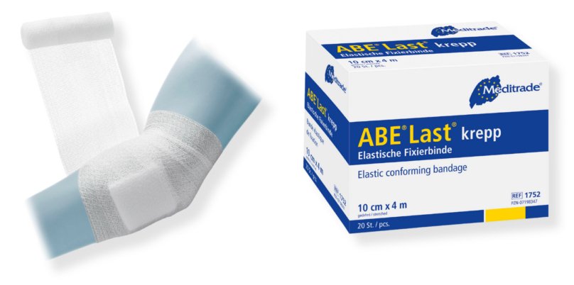 Meditrade® Abe® Last Krepp Fixierbinde 10 Cm X 4 M