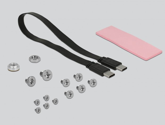 Delock 42609 Caja Para Disco Duro Externo Caja Externa Para Unidad De Estado Sólido (Ssd) Negro M.2, Caja De Unidades Negro, Caja Externa Para Unidad De Estado Sólido (Ssd), M.2, Pci Express, 10 Gbit/S, Conexión Usb, Negro