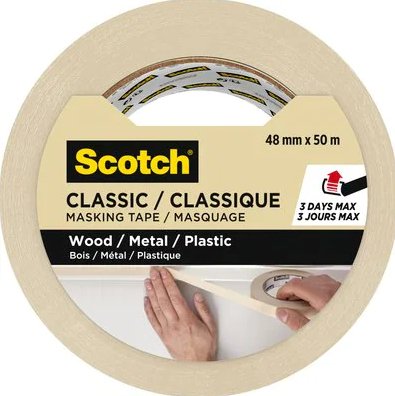 Scotch Classic Cinta De Pintor Para Enmascarar 48mm X 50m - 70% Pefc - Beige