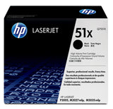 Toner Original Hp Q7551x Black Para Laserjet Serie P3005, Serie M3027 Y Serie M3035