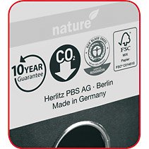 Carpeta Herlitz Max.File Naturaleza A4 5cm Nube Negra Mármol