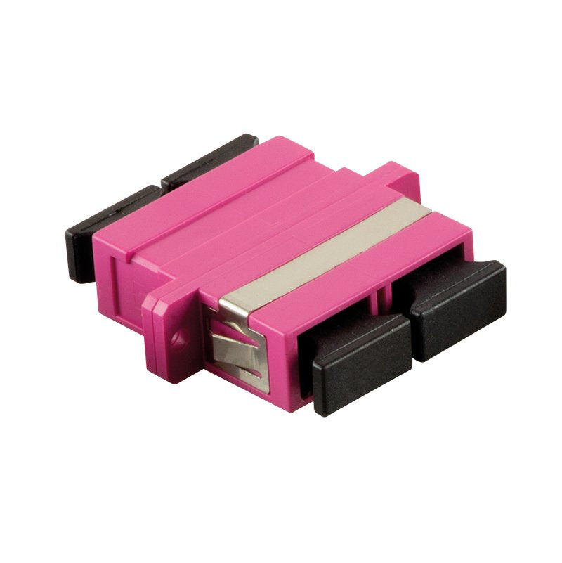 Logilink Fiber Adapter Sc Duplex With Flange, Violeta