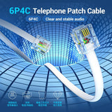 EAN 6922794763517 - Vention IQBWQ cable telefónico 20 m Blanco imagen 5