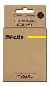 Tinta Actis Kh-953yr (Reemplazo De Hp 953xl F6u18ae - Estándar - 25 Ml - Amarilla) - Chip Nuevo
