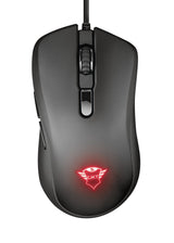Mouse Optico Trust Gaming Gxt 930 Jacx Rgb 6400dpi  Hasta 8 Botones Programables (2 Para Pulgar) 23575