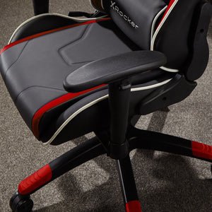 EAN 0094338512663 - X Rocker 5126601 silla para videojuegos Butaca para jugar Asiento acolchado Negro, Rojo imagen 11