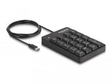 Teclado Numerico Delock 12108 Usb Type-C 19 Teclas Negro