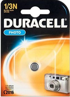 Duracell Pila De Botón Litio Cr1/3n, 2l76, 3v