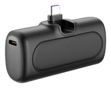 Bateria Externa Power Bank   5000 Mah, Conector Usb-C Integrado, Color Negro  Lipo Logilink