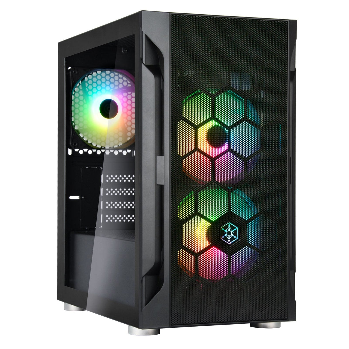 Caja Pc Silverstone Fara H1m Pro Sst-Fah1mb-Pro Gaming Micro Atx Argb Sst-Fah1mb-Pro