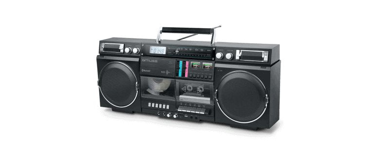 Radio Muse M-380 Gb Ghetto Blasters, Black