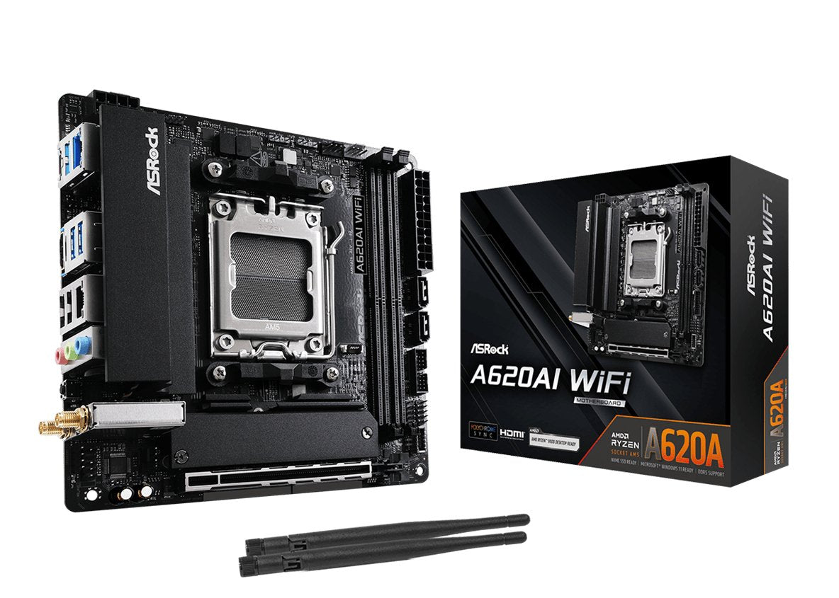 EAN 4710483942747 - Asrock A620AI WiFi AMD A620A Zócalo AM5 mini ITX imagen 1
