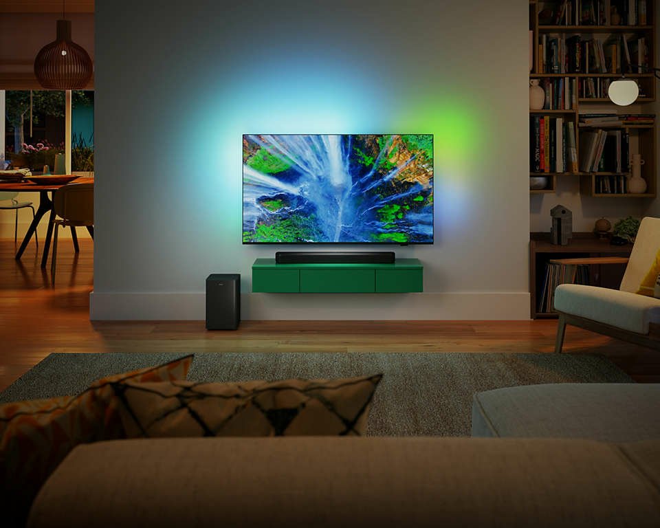 Barra De Sonido Philips Tab5309/10 2.1 Canales 120 W Gris