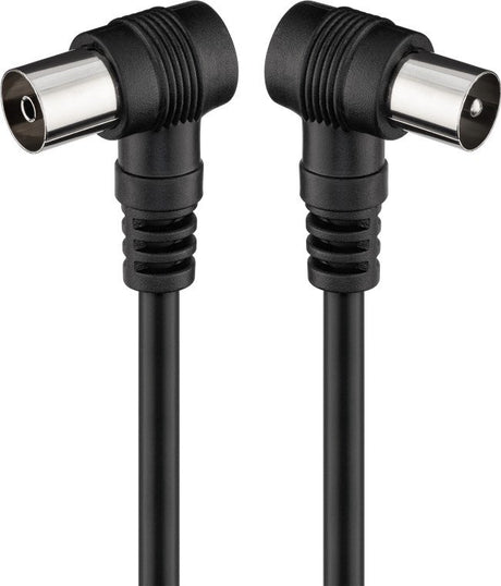 EAN 4040849115257 - Goobay 11525 cable coaxial 1,5 m Negro imagen 1