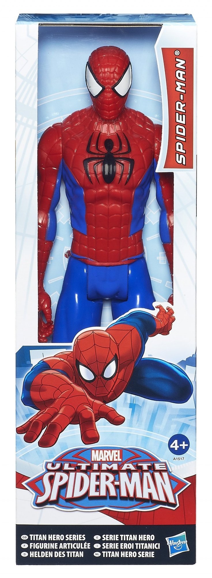 Figura Titan Hero Spiderman Ultimate Marvel 30cm