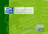 Oxford School - Musiknotenbuch - Geheftet - A5 (148 X 210 Mm)